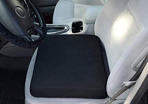 Ergonomic Memory Foam Seat Cushion – 16.14"x16.14"x1.97" Pressure Relief Pad for Office, Wheelchair, Car & Home