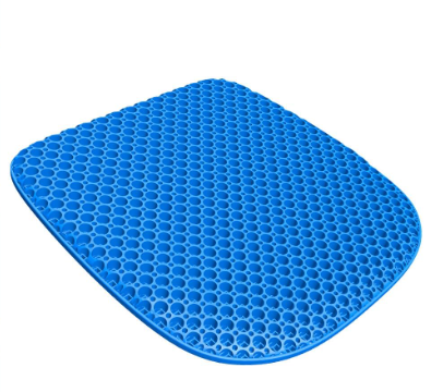 Honeycomb Gel Seat Cushion – Double Thick with Non-Slip Base & Breathable Cover, Pressure Relief for Office or Home