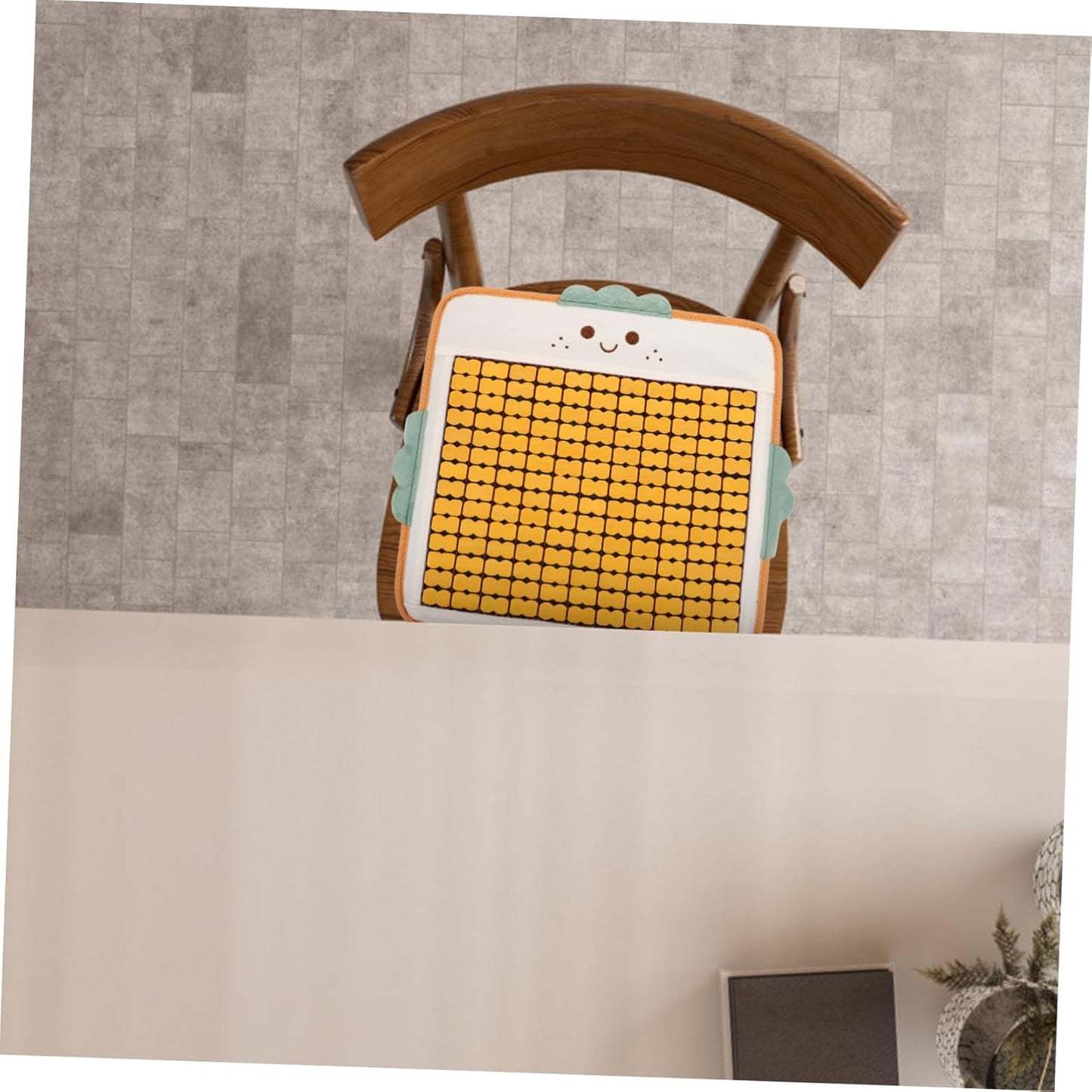 Cartoon Magnetic Massage Seat Cushion – Non-Slip Breathable Square Chair Pad (17.7"x16.5")