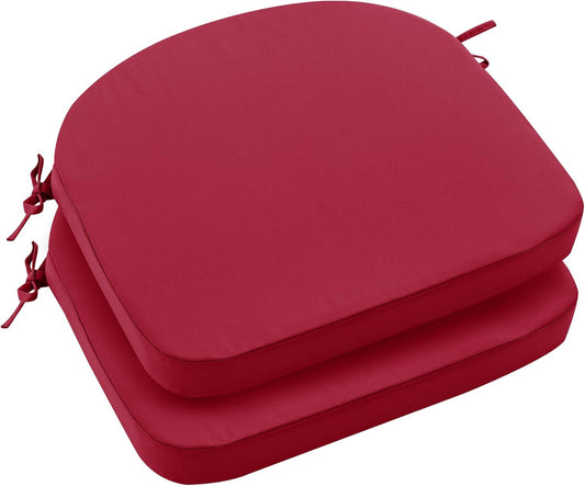 Multi-Color Tie-On Chair Cushions – Memory Foam Seat Pad with Multiple Size Options