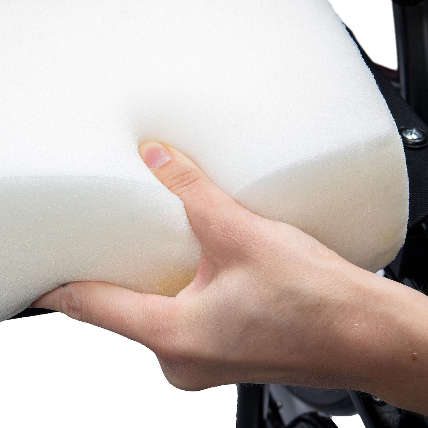 Ergonomic Reversible Seat Cushion (18"x16"x2") – High-Density Foam for Long Sitting Comfort & Support