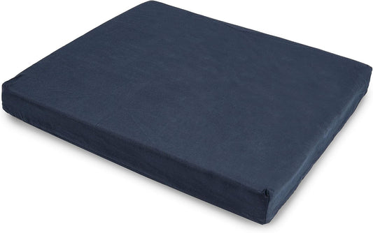 Ergonomic Reversible Seat Cushion (18"x16"x2") – High-Density Foam for Long Sitting Comfort & Support